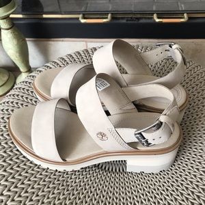Timberland Violet Marsh Sandals in Taupe Nubuck 8M
